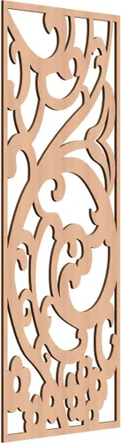 Miniatura 62 de Bridgewater - Paneles de pared decorativos de madera con calado, 9 3/8 pulgadas de ancho x 24 3/8 pulgadas de alto x 1/4 de alto, nogal