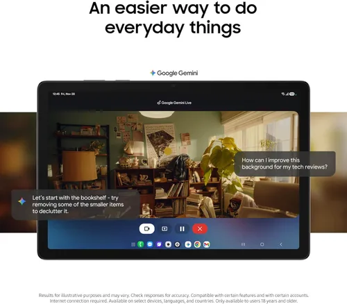 Miniatura 7 de Samsung Galaxy Tab A11+ 6 GB de RAM, 128 GB de almacenamiento, rendimiento optimizado, batería de larga duración, almacenamiento ampliable, pantalla