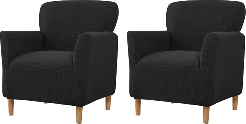 Miniatura 53 de FUANGUI Funda para Sillón de Banquete con Brazos Fundas para Sillas Elásticas Funda para Sillón Club Funda Suave para Sillón Sofá Cubiertas 03