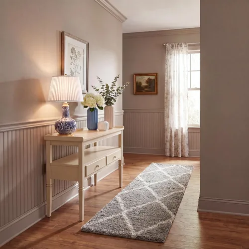 Miniatura 13 de SAFAVIEH Hudson Shag Collection - Alfombra decorativa de 2 x 3 pies, diseño de enrejado, no desprende pelusa y de fácil cuidado, 2 pulgadas