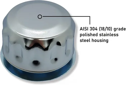 Miniatura 2 de Tapa de respiradero de tanque hidráulico para depósito de aceite y combustible – Tapa de llenado con ventilación de metal