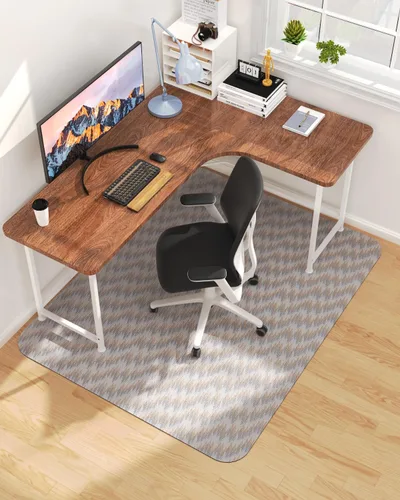 Miniatura 14 de Blvornl Ultra Large Office Chair Mat for Hardwood Floor, Rolling Chair Mat for Hard Wood, Large Anti-Slip Hard Floor Protector, Heavy Duty Computer