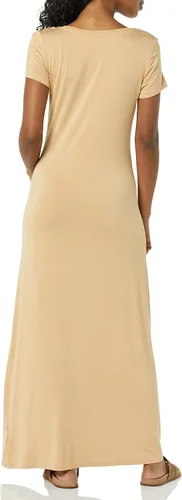 Miniatura 2 de Tienda Essentials - Vestido largo de manga corta para mujer