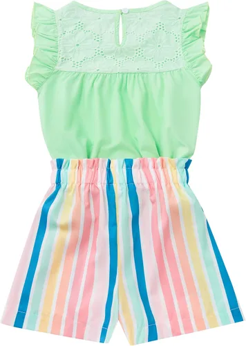 Miniatura 2 de Conjunto de 2 piezas de verano para niñas y niñas, camiseta y pantalones cortos
