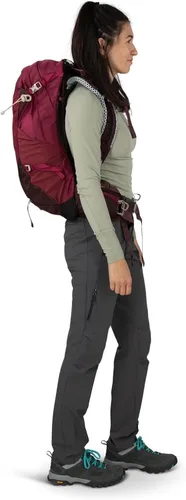 Miniatura 8 de Osprey Sirrus 24L Mochila de senderismo para mujer, Púrpura Elderberry/Chiru Tan