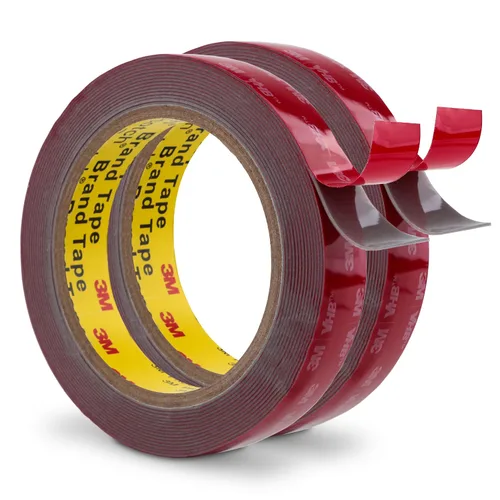 Miniatura 10 de 3M Cinta de doble cara resistente de 1 pulgada x 15.4 pies, cinta de montaje negra 5925 cinta de espuma adhesiva fuerte impermeable para decoración