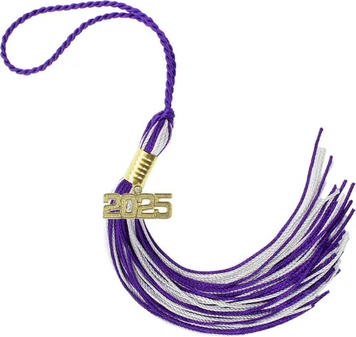 Miniatura 690 de Borla de graduación Aqua 2022, todos los colores escolares disponibles, fabricada en Estados Unidos