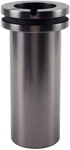 Crisol de grafito, 2.2 lbs/4.4 lbs/6.6 lbs Crisol de grafito de alta pureza, oro fundido, plata, cobre, molde de fundición de horno Herramientas de