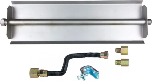 Miniatura 4 de Quemador de gas lineal de 36 pulgadas con kit de conexión completo, quemador de chimenea hecho de acero inoxidable, diseñado para chimenea LP o Kit