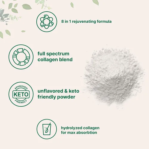 Miniatura 7 de Micro Ingredients Vitamina D3 10,000iu + K2 200mcg de aceite de coco cápsulas blandas y proteína de colágeno múltiple en polvo, paquete de 2