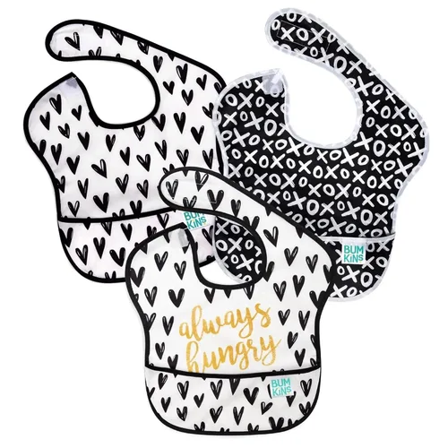 Miniatura 23 de Bumkins Baberos para niña o niño, SuperBib para bebés y niños pequeños de 6 a 24 meses, imprescindibles para comer, alimentar, suministros