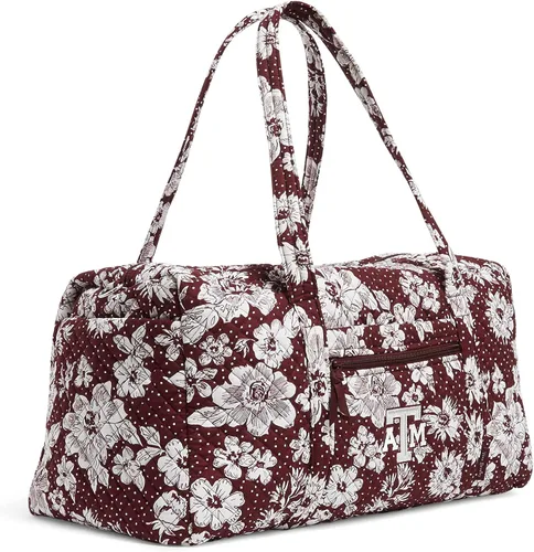 Miniatura 3 de Vera Bradley Women's Cotton Collegiate Large Travel Duffle Bag (Multiple Teams Available)