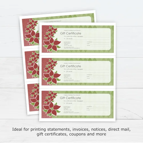 Miniatura 8 de PrintWorks Papel perforado profesional de 3 partes de 8.5 x 11 pulgadas, perfecto para W-2, 1099 y uso llamativo, fabricado en los Estados Unidos