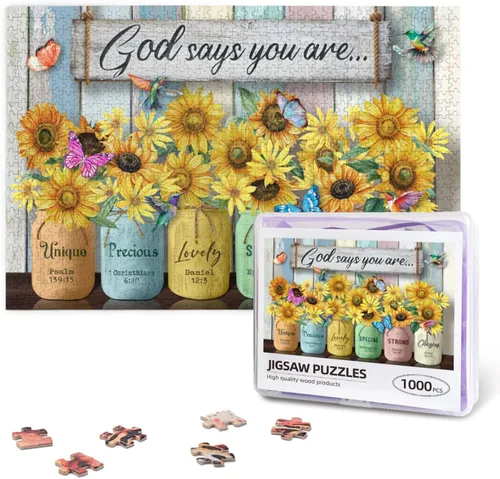 Miniatura 23 de Rompecabezas de 500 piezas para mujeres afronegras para adultos, Biblia América, mujer africana, fiesta, arte y baile, citas inspiradoras