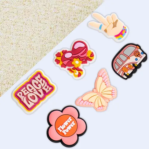 Miniatura 5 de Dijes de decoración hippie, regalo retro bohemio para niñas, niños, adolescentes, mujeres y adultos