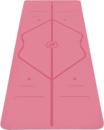 Liforme Esterilla de yoga de viaje – Sistema de alineación patentado, agarre guerrero, antideslizante, ecológico, ultraligero y resistente al sudor,