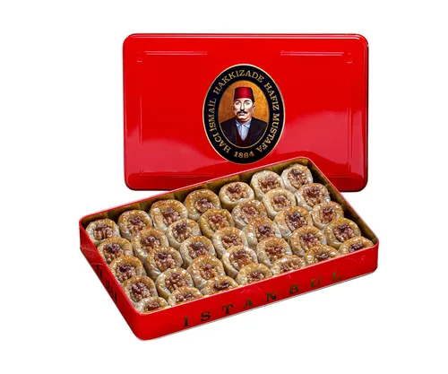 Miniatura 54 de Hafiz Mustafa 1864 Istanbul Baklava - Caja de pastelería - Bocadillos de postre de Baklava horneados hechos de hojas de masa filo fresca, pistacho