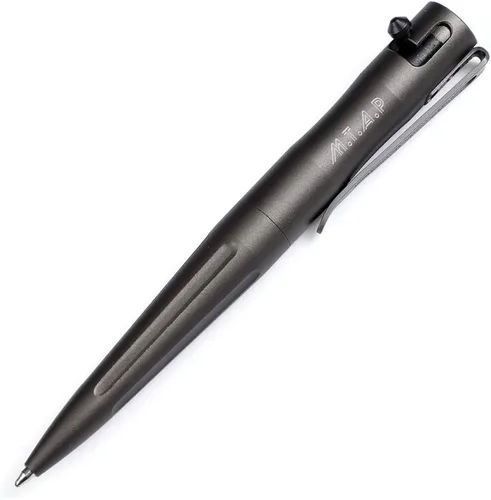 Miniatura 7 de Cool Hand Bolígrafo táctico EDC de 4.3 pulgadas con logotipo MTAP, barril de aluminio de tamaño compacto, tinta recargable, bolígrafo de escritura