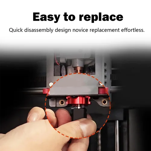 Miniatura 6 de HzdaDeve Kit de Hotend Cerámico de 0.4MM Versión de Actualización 2.0 para Adventurer 5M/5M Pro Kit de Hot End Cabezal de Impresora Extrusora