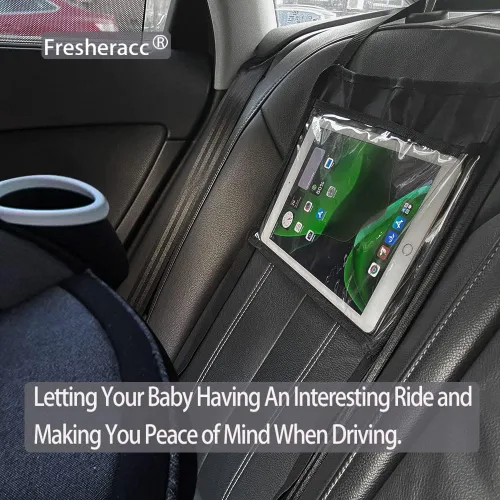 Miniatura 7 de Soporte para Tablet iPad Kindle de Automóvil para Espejo Trasero y Delantero, Carcasa Colgante de Montaje para Reposacabezas del Asiento Trasero
