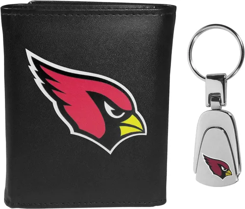Miniatura 20 de Siskiyou Sports NFL unisex Tri-fold Wallet & Steel Key Chain