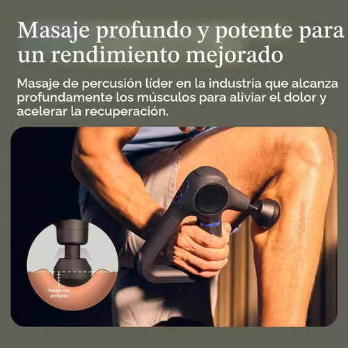Miniatura 3 de TheraGun Therabody Prime (5ª generación) - Pistola de masaje de terapia de percusión de tejido profundo, habilitada para Bluetooth, masajeador