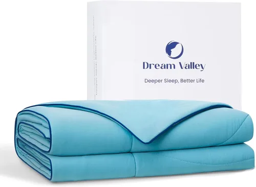 Miniatura 27 de Dream Valley® Outlast® Deepsleep Edredón Refrescante, Tamaño Throw, Manta Refrescante con Tecnología Espacial Grado NASA para Personas que Duermen