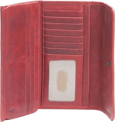 Miniatura 2 de FRYE Cartera de piel Melissa Continental Snap