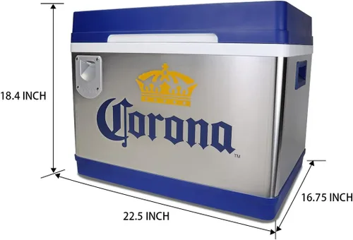 Miniatura 7 de Corona Cruiser - Enfriador termoeléctrico exclusivo, capacidad de 45 litros/48 cuartos de galón, 12 V CC/110 V CA para bebidas, cerveza, vino