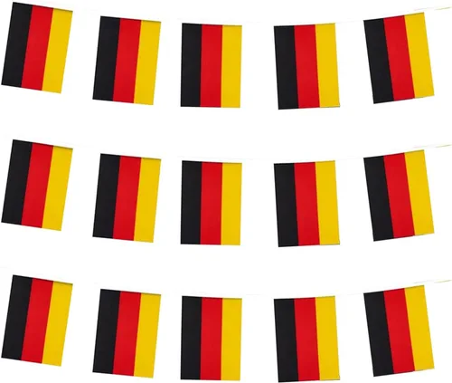 Miniatura 34 de Bandera de Colombia, bandera colombiana, pequeña cadena de banderas de Colombia, mini banderas colombianas, utilizada para fiestas, escuela, eventos