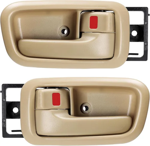 Manija interior de puerta delantera izquierda para conductor derecha para pasajero para 2000 2001 2002 2003 2004 2005 2006 Toyota Tundra (Solo