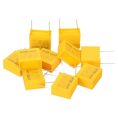 Miniatura 8 de PATIKIL Condensadores de seguridad, paquete de 10 unidades de 0.47uF AC 310V 0.886 in Pin Pitch 1.063x0.669x0.276 in polipropileno Film Capacitor