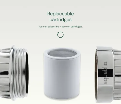 Miniatura 8 de AquaBliss Cartucho de repuesto de filtro de ducha de alto rendimiento – Reduce los productos químicos y el cloro, restaura el equilibrio del pH