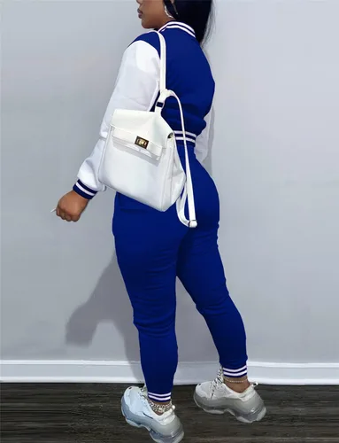Miniatura 2 de Conjunto deportivo de 2 piezas para mujer, conjunto de sudadera de manga larga