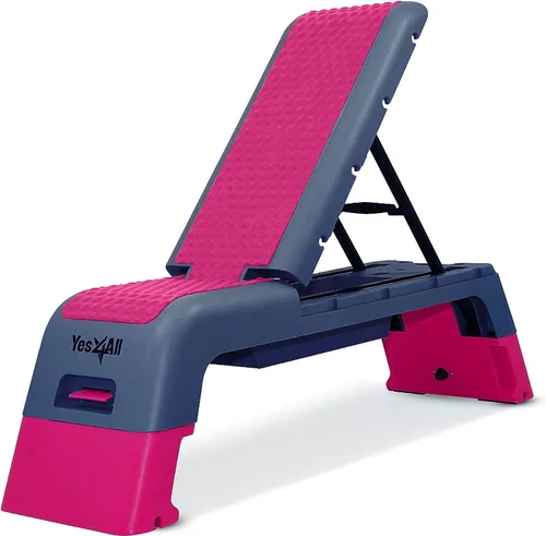 Miniatura 8 de Yes4All - Banca multifuncional para aeróbicos - Estación de fitness versátil, banco de pesas, step aeróbico, caja de pliometría para entrenamientos