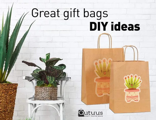 Miniatura 2 de Qutuus Bolsas de papel marrón con asas, varios tamaños, 120 unidades, bolsas de papel kraft grandes, medianas y pequeñas para negocios, compras
