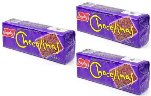 Chocolinas Galletas De Chocolate 3 Pack - (15.87 oz) Especial para Pastel de Choco