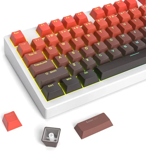 Miniatura 38 de GTSP 61 Teclas 60 Por Ciento, Teclas Ducky One 2 Mini para Teclado Mecánico Perfil OEM RGB PBT Set de Teclas con Extractor de Teclas para Cherry MX