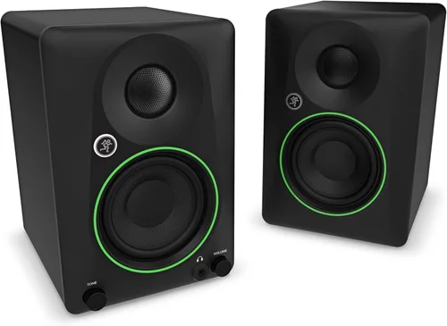 Miniatura 7 de Mackie CR3.5BT - Monitores de estudio de referencia creativa alimentados de 3.5 pulgadas con Bluetooth, perilla de tono e interruptor de ubicación
