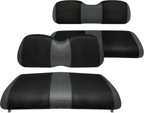 Miniatura 31 de Juego de fundas de asiento de carrito de golf, fundas para asientos delanteros de carrito de golf, ajuste para Club Car Precedent OEM, cojín de Azul