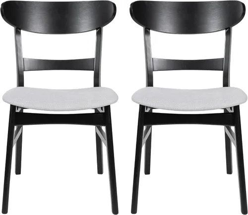 Miniatura 11 de Christopher Knight Home Idalia Silla de comedor, 19.6 pulgadas de ancho x 20.6 pulgadas de profundidad x 30.8 pulgadas de alto, gris oscuro + negro