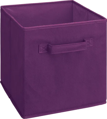 Miniatura 21 de Cajón de tela cúbico ClosetMaid 11469, morado, empaque de 2