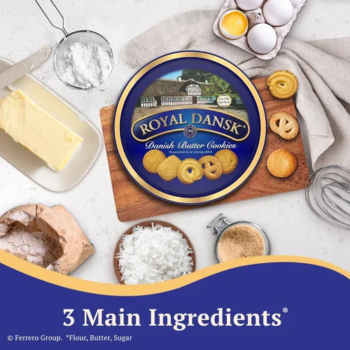 Miniatura 6 de Royal Dansk Selección de galletas danesas, sin conservantes ni colorantes añadidos, 12 onzas