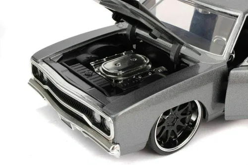 Miniatura 5 de Jada Fast & Furious 1:24 Dom's 1970 Plymouth Roadrunner - Coche fundido a presión, juguetes para niños y adultos