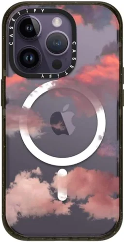 Miniatura 201 de CASETiFY Impact - Funda para iPhone 13 [protección contra caídas de 6.6 pies/compatible con Magsafe] Black Kingsnake, color negro transparente