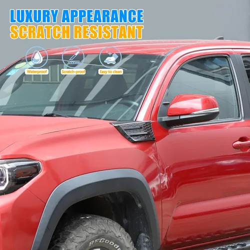 Miniatura 3 de Cubierta de guarnición para parachoques superior de automóvil compatible con Toyota Tacoma 2016 2017 2018 2019, panel decorativo de guarnición
