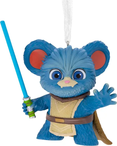 Hallmark Adorno navideño colgante de Star Wars: Aventuras de jóvenes Jedi Nubs Rueda grande