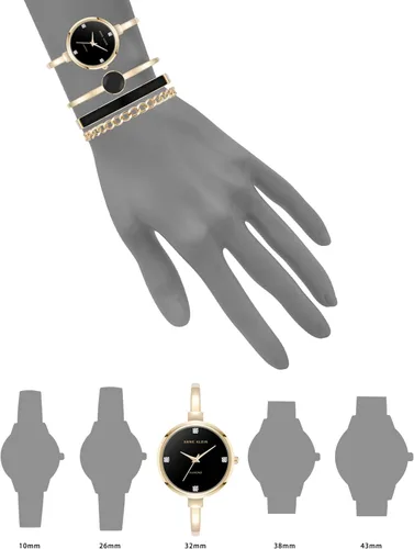 Miniatura 4 de Anne Klein Women's Bangle Watch and Bracelet Set