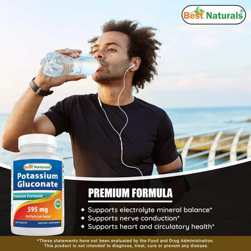 Miniatura 5 de Best Naturals Calcio y magnesio con vitamina D3 1500mg y gluconato de potasio 595 mg