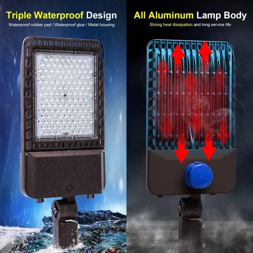 Miniatura 6 de ledmo Luz LED de estacionamiento de 300 W, accesorio de iluminación de inundación de seguridad para zonas comerciales al aire libre con sensor